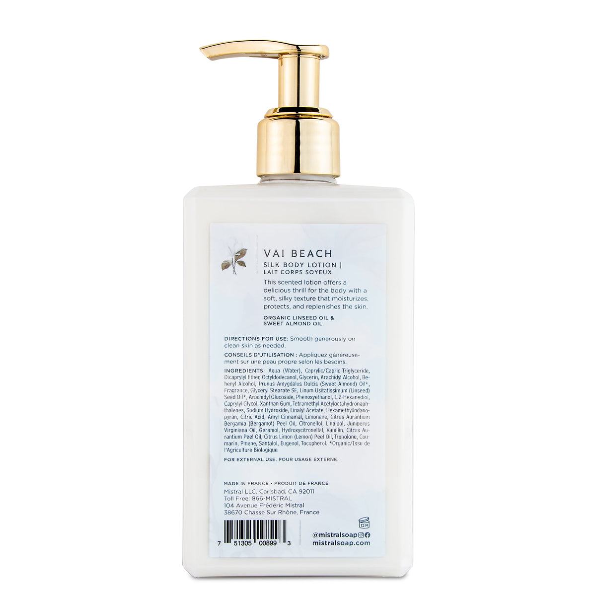 Luxe Silk Body Lotion 8.7 oz Vai Beach