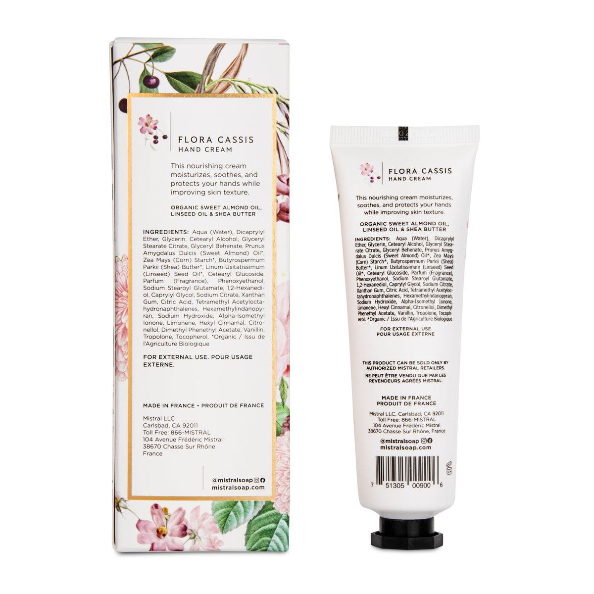 Luxe Hand Cream 2 oz Flora Cassis