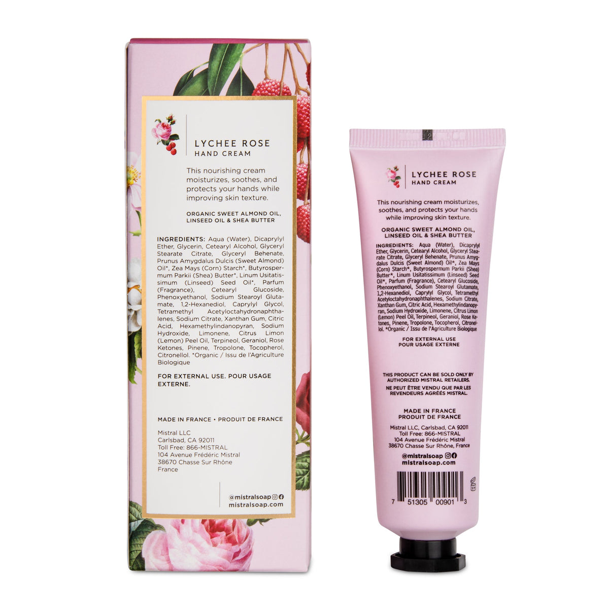 Luxe Hand Cream 2 oz Lychee Rose