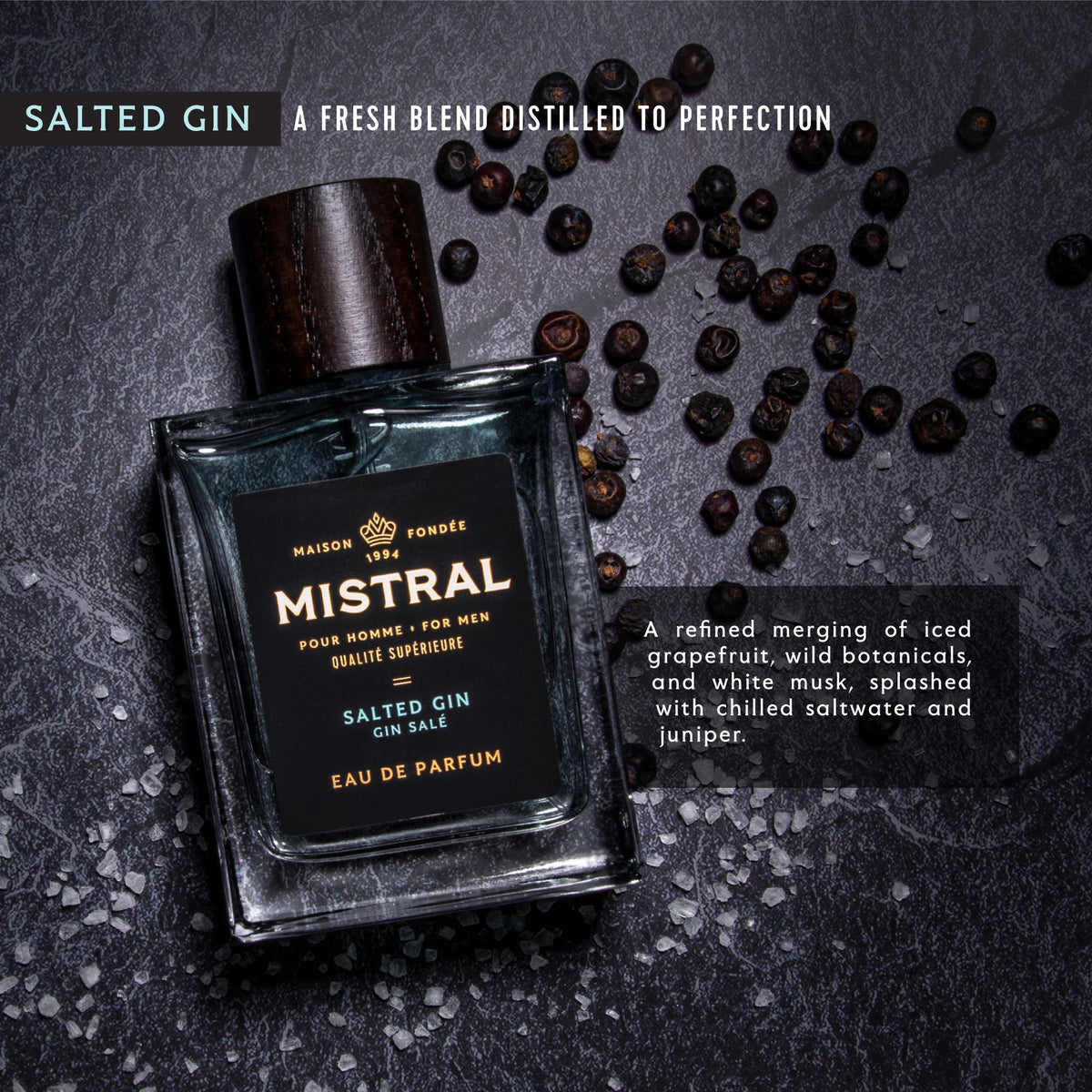 Mens Eau de Parfum 100ml Salted Gin