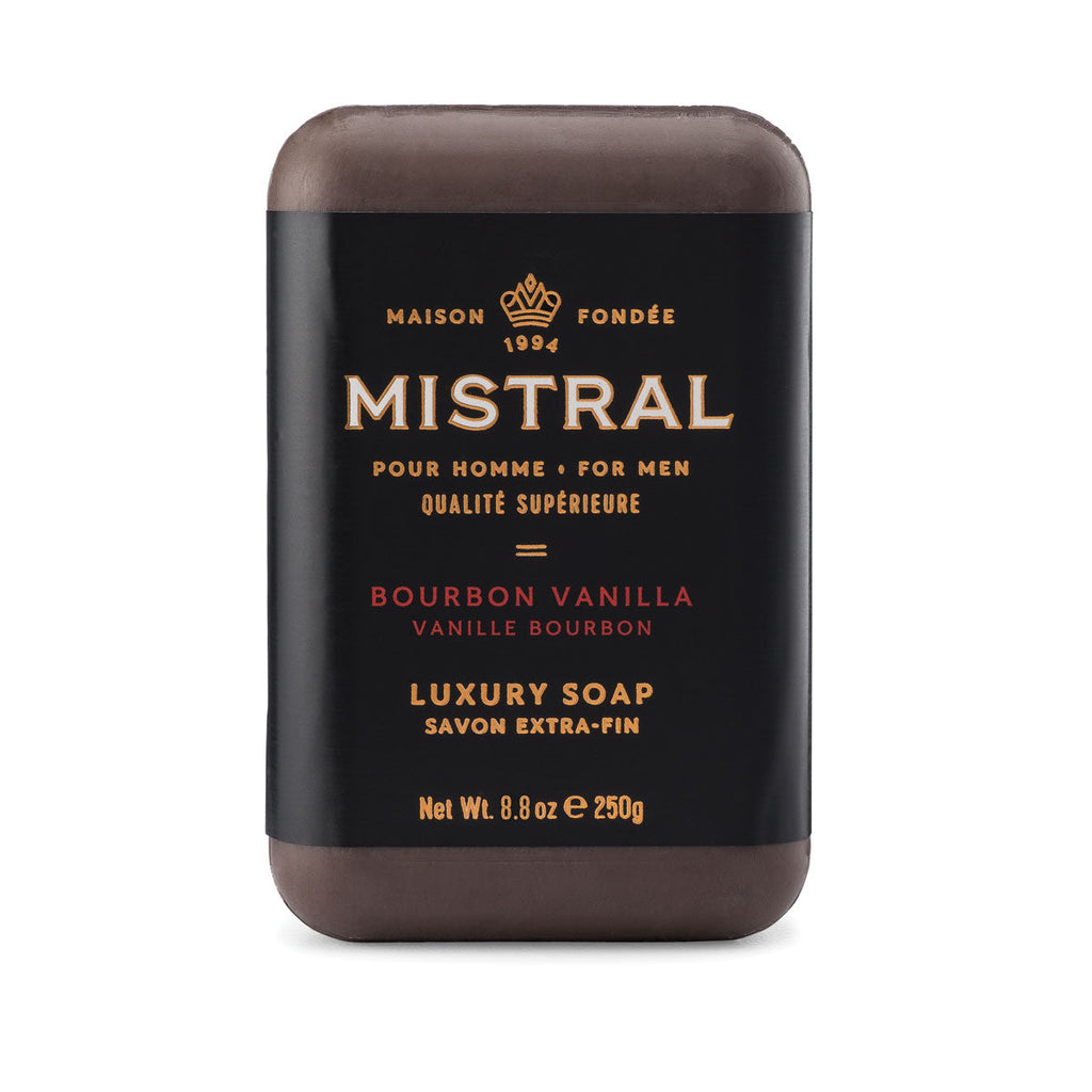 Mens Bar Soap 250g Bourbon Vanilla