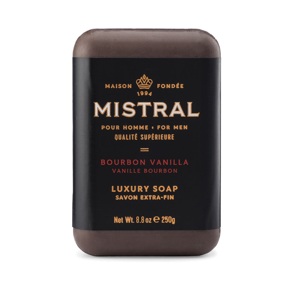 Mens Bar Soap 250g Bourbon Vanilla