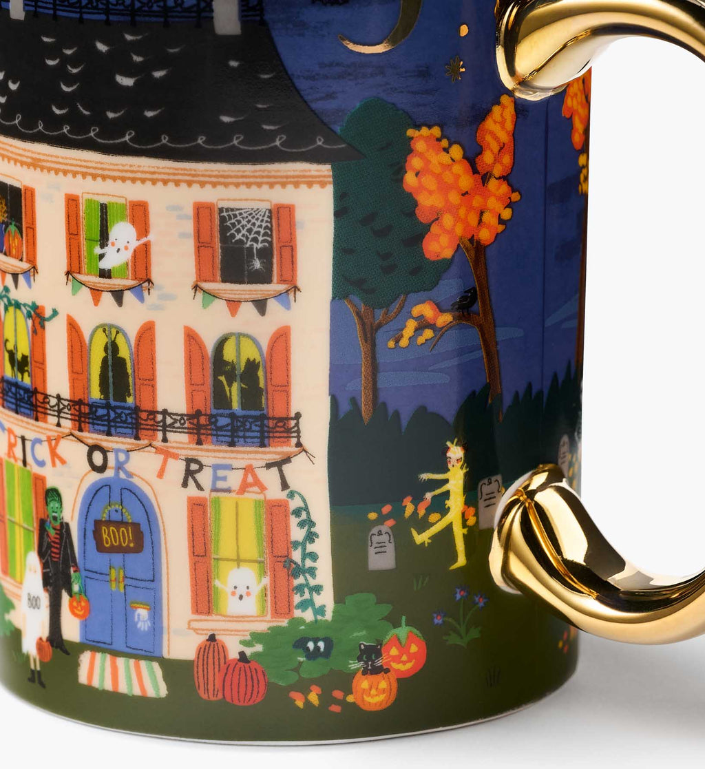 Haunted House Porcelain Mug