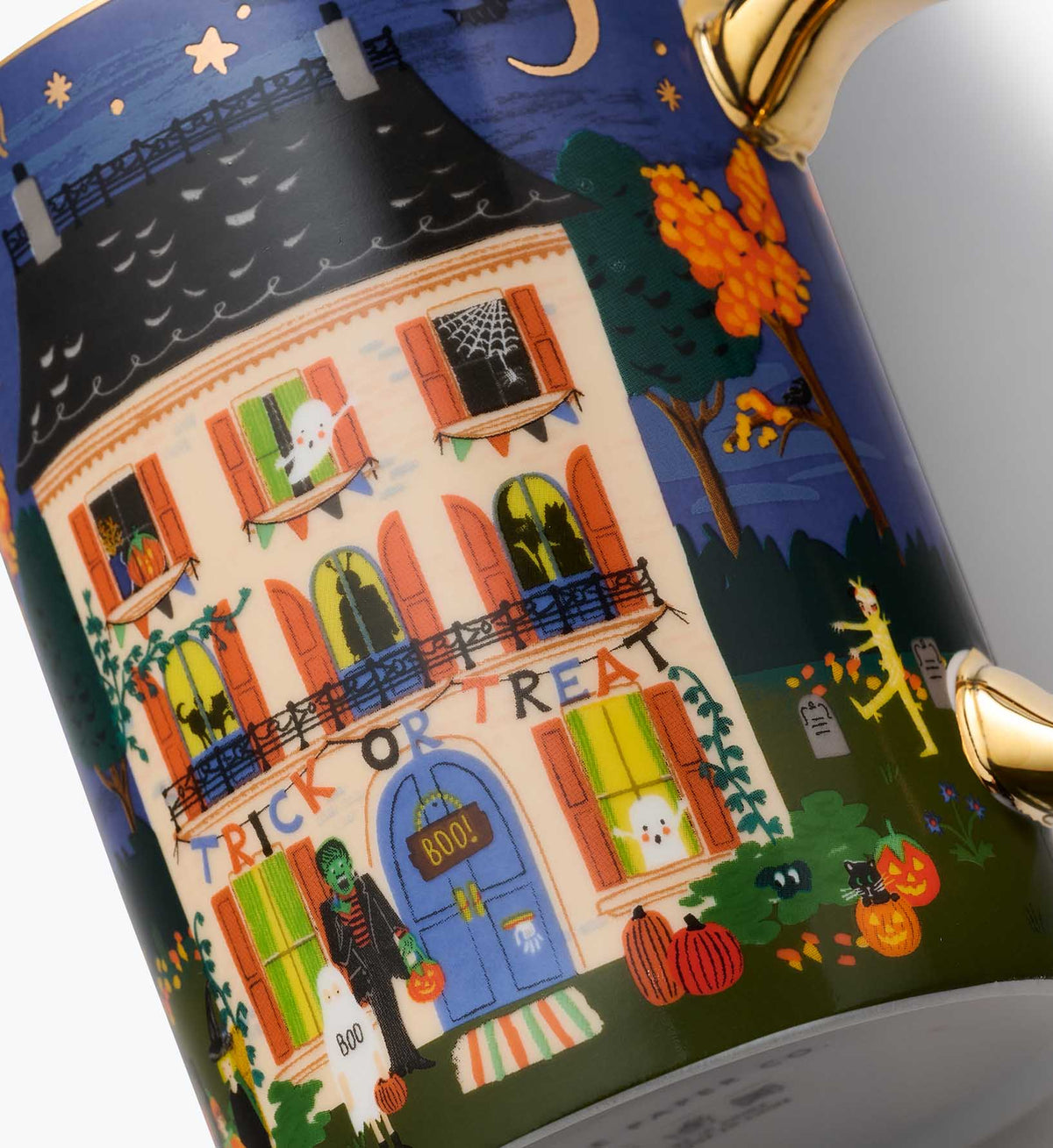 Haunted House Porcelain Mug