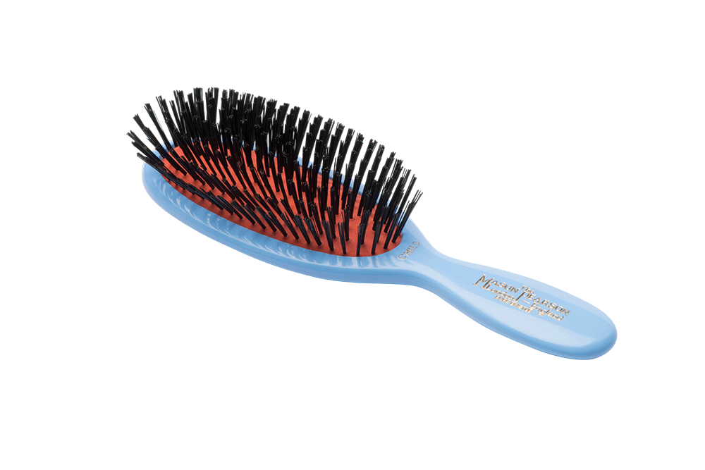 Pocket Child Bristle Hairbrush Blue