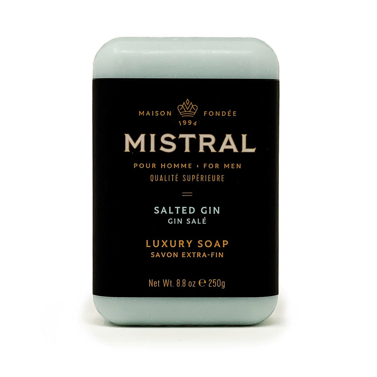 Mens Bar Soap 250g Salted Gin