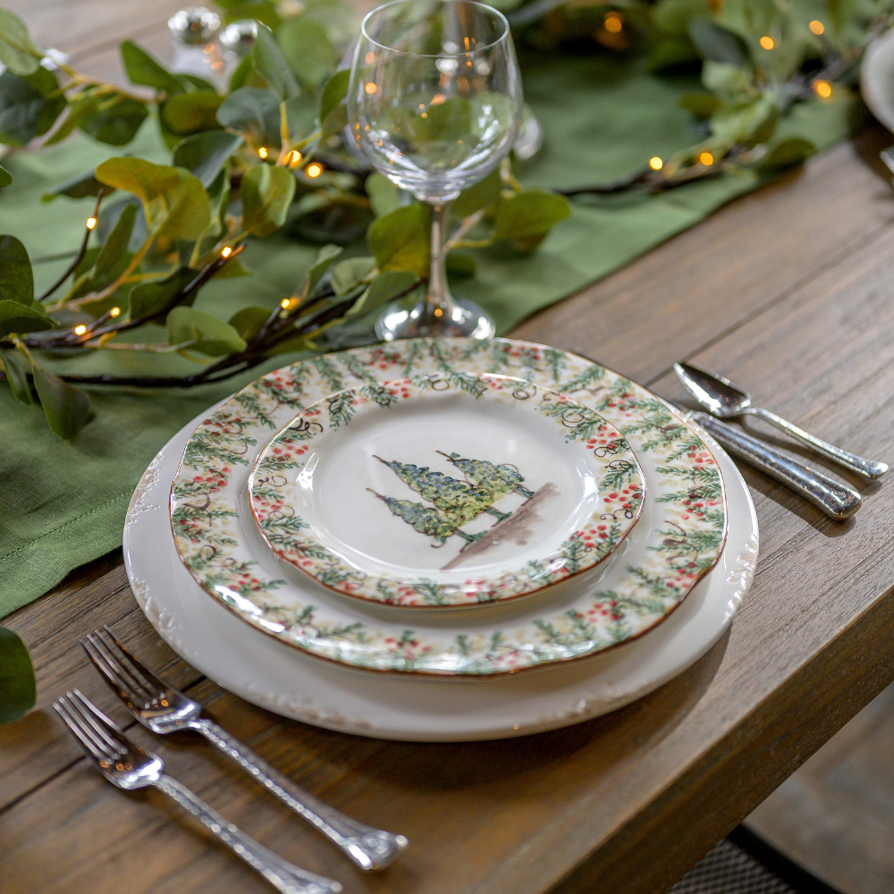 Natale Salad / Dessert Plate