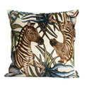 Thanda Stripe Pillow Velvet Tanzanite