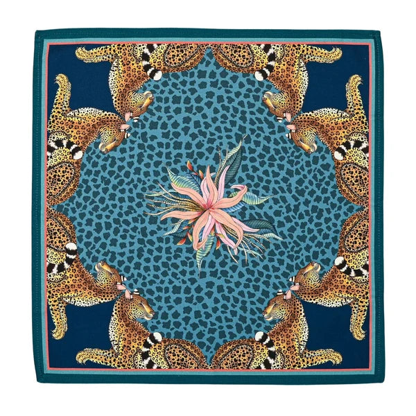 Leopard Lily Napkin Frost
