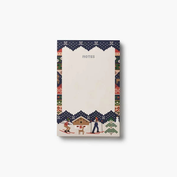 Ski Chalet Notepad