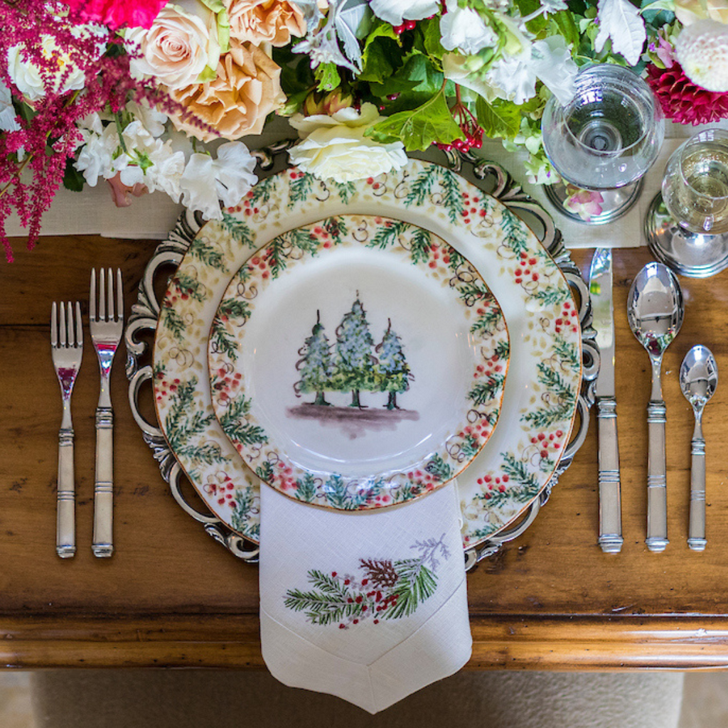 Natale Salad / Dessert Plate