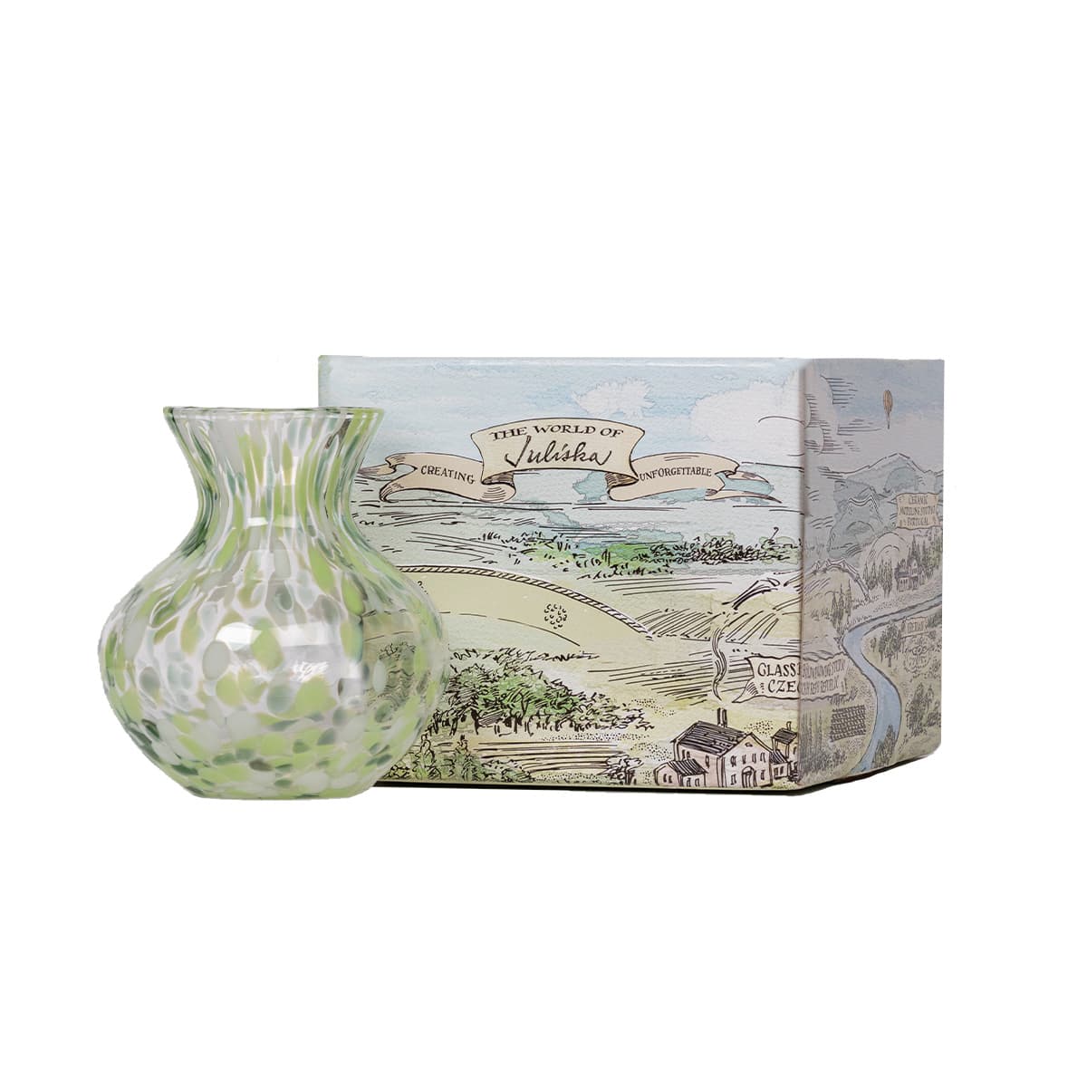 Puro 6" Vase Green