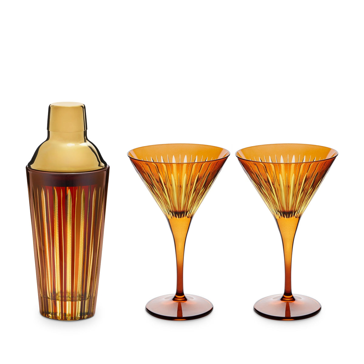 Prism Cocktail Set Amber