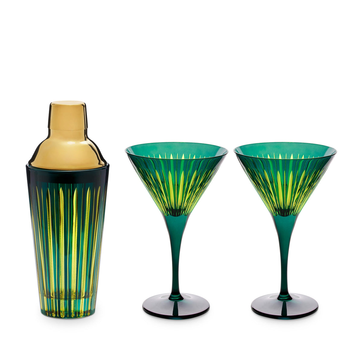 Prism Cocktail Set Green