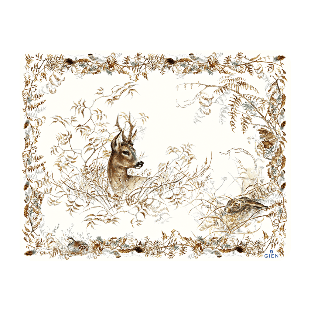 Sologne Stag	Acrylic Serving Tray Large