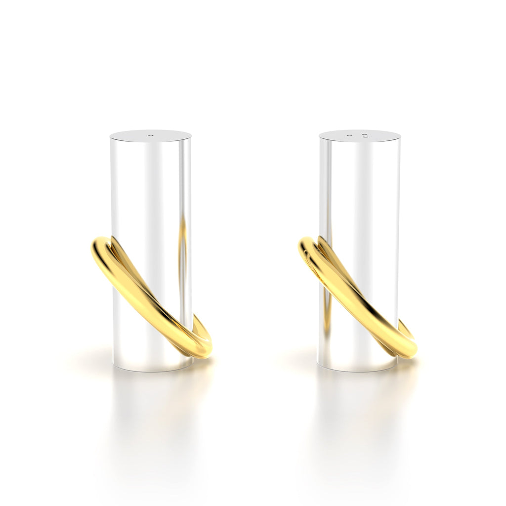 Ring Salt & Pepper Shakers Set of 2