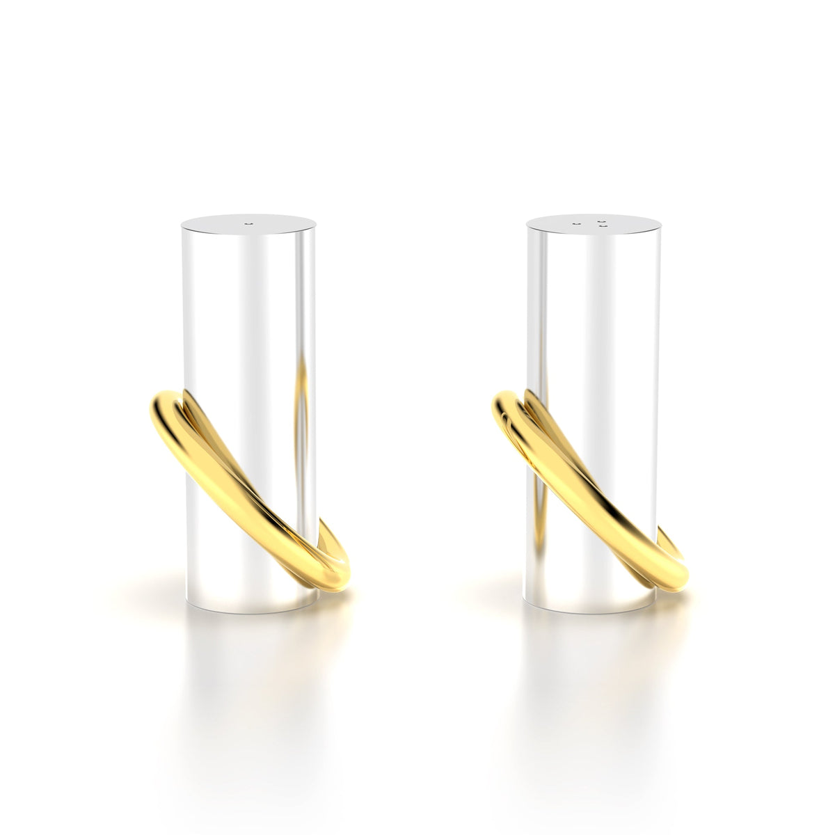 Ring Salt & Pepper Shakers Set of 2
