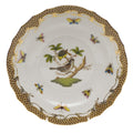 Rothschild Bird Brown Salad Plate Motif 1