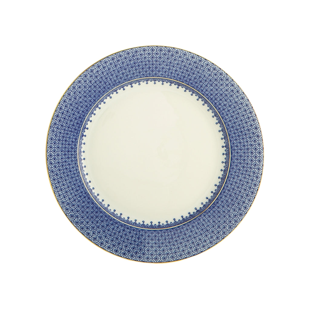 Blue Lace Dessert Plate