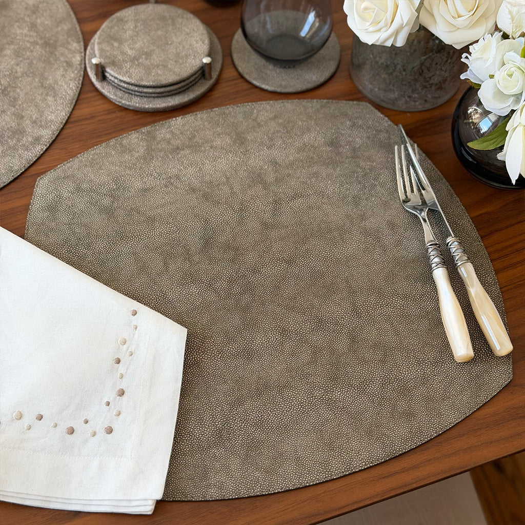 Stingray Bronze Square Elliptic Placemat