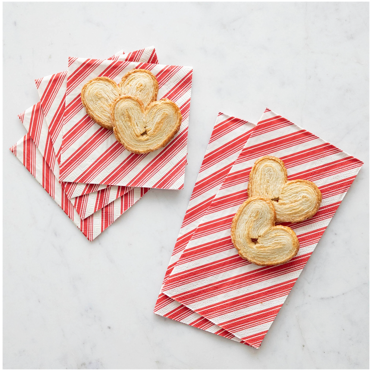 Guest Towel Peppermint Stripe