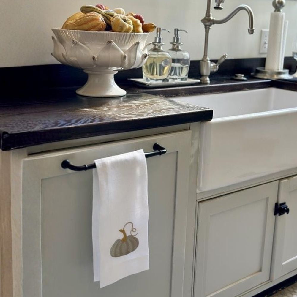 Cinderella Pumpkin Linen Towel