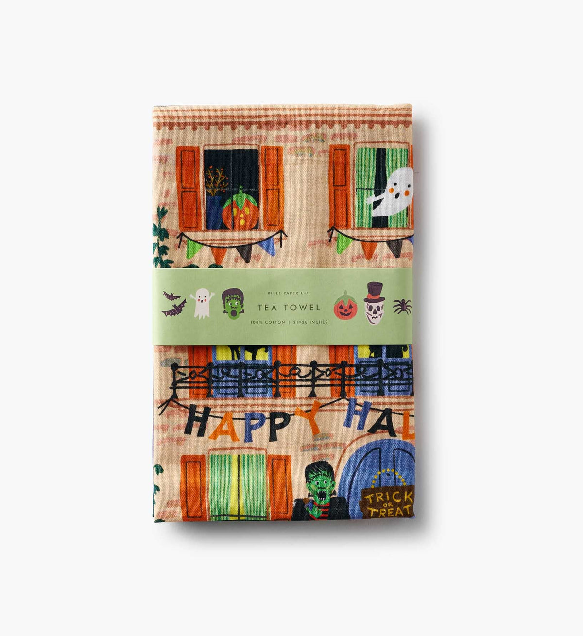 Haunted House Tea Towel