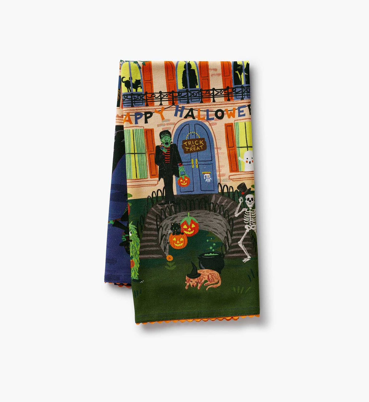 Haunted House Tea Towel