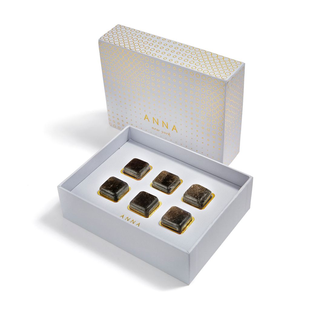 Vida Whisky Gems Smoky Quartz Set of 6