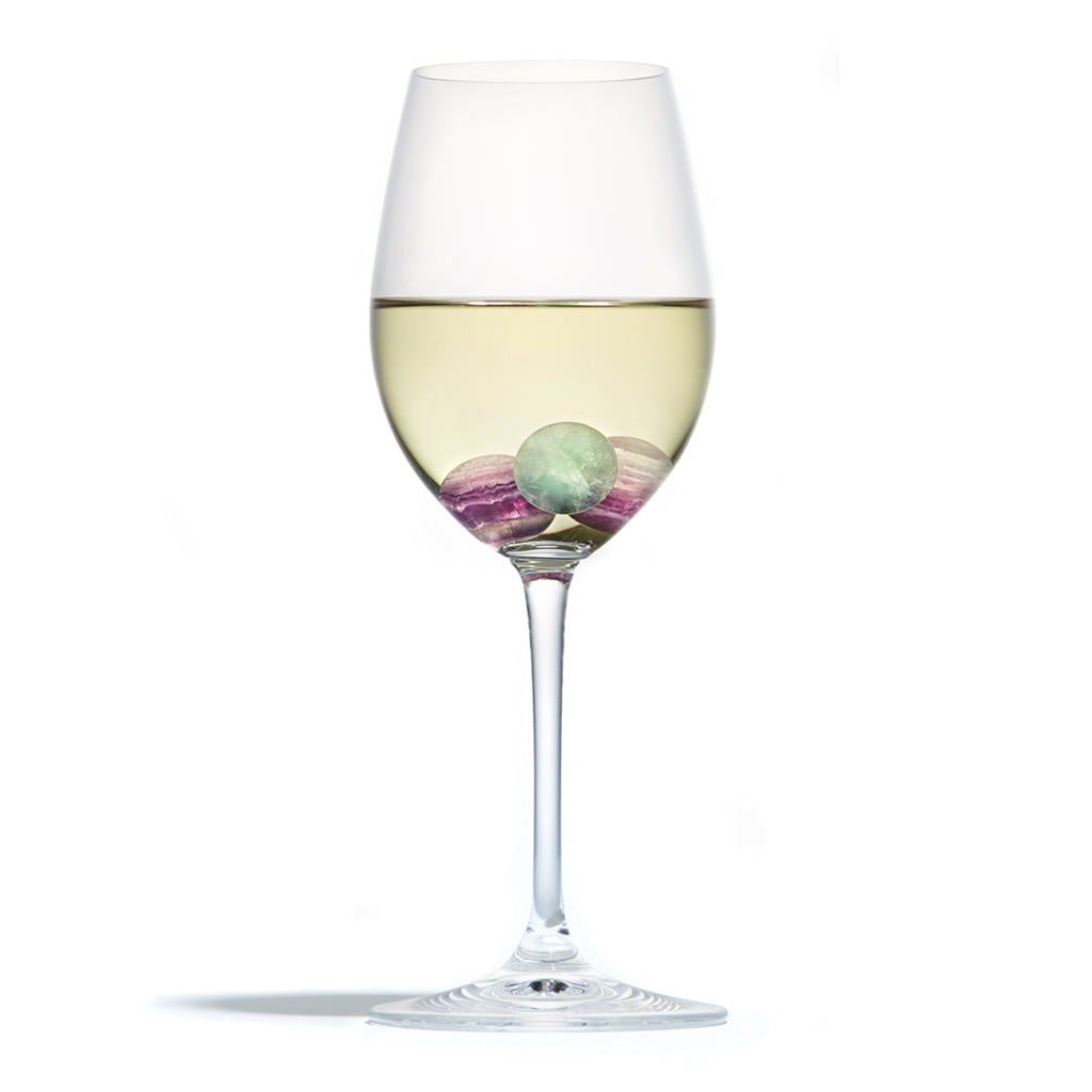 Vida Wine Gems Flourite Set of 6
