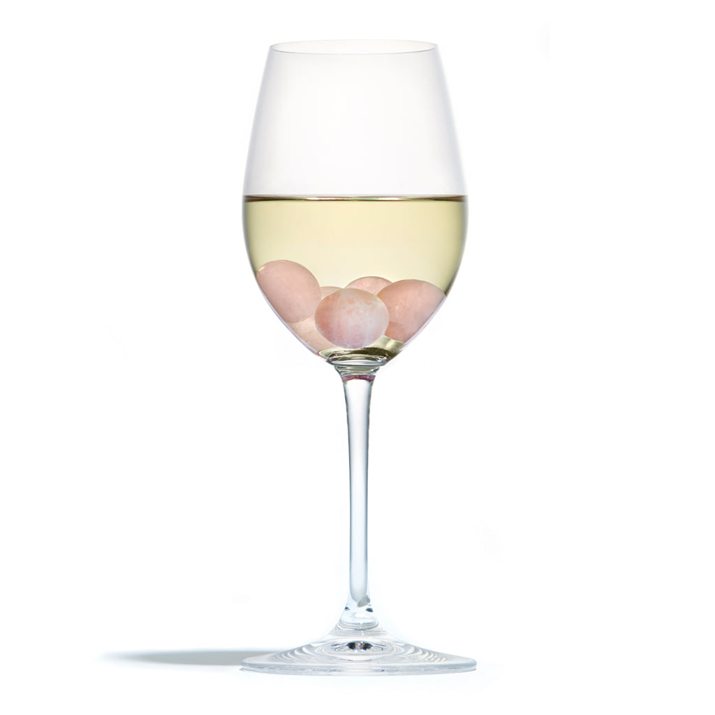 Vida Wine Gems Rose Quartz Set of 6
