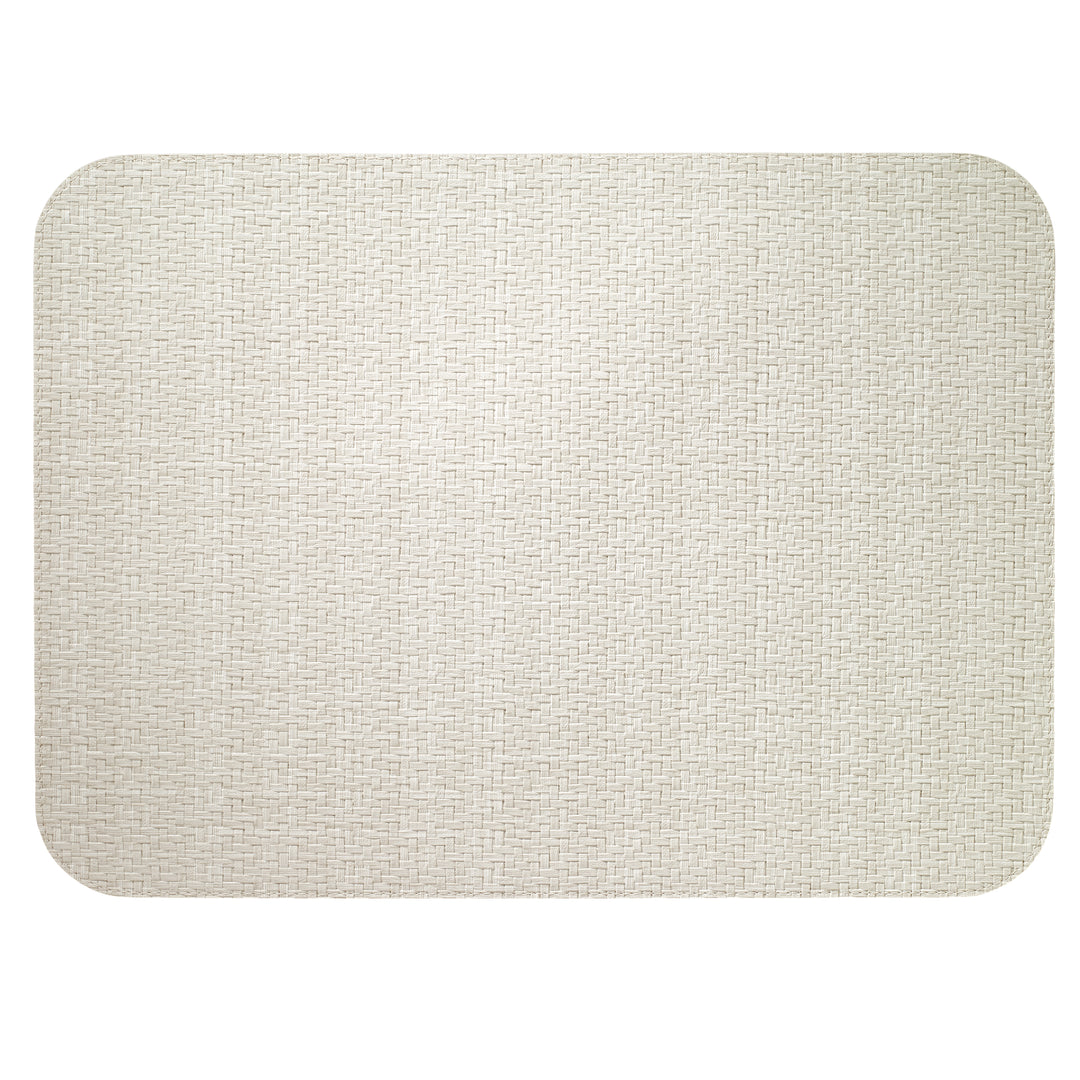 Wicker Cream Oblong Placemat