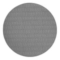 Wicker Textured Vinyl Placemat in Grey