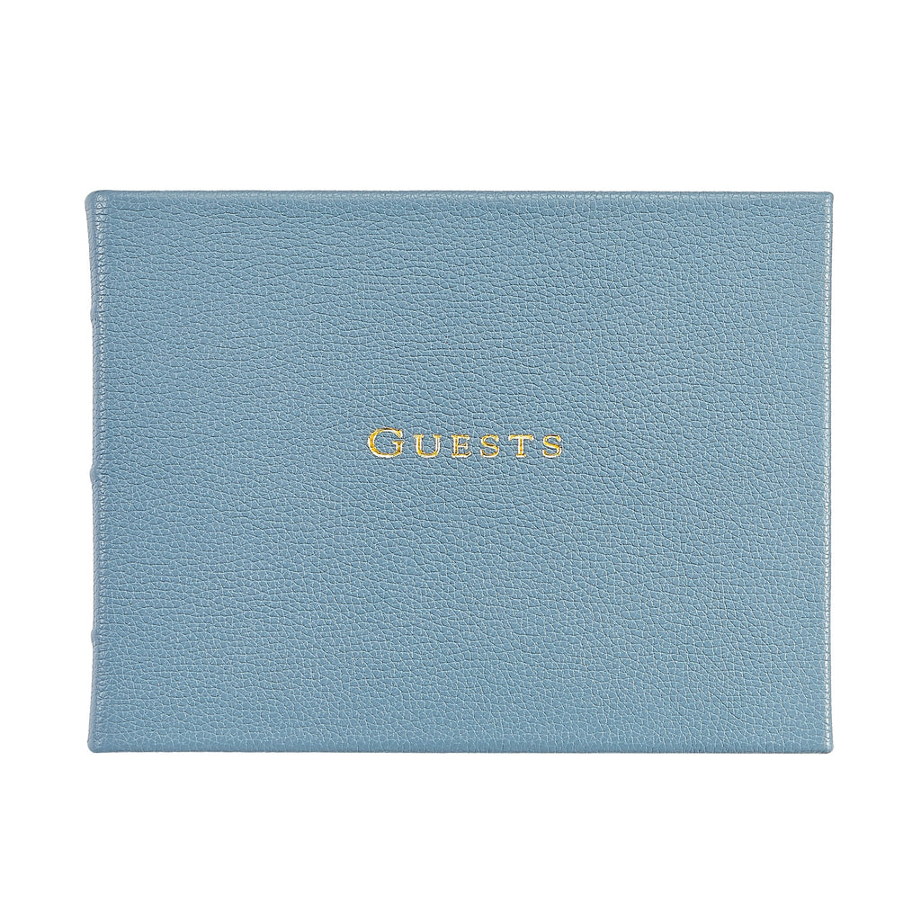 Guest Book in Slate Blue