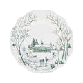 Country Estate Winter Frolic Dessert/Salad Plate Evergreen