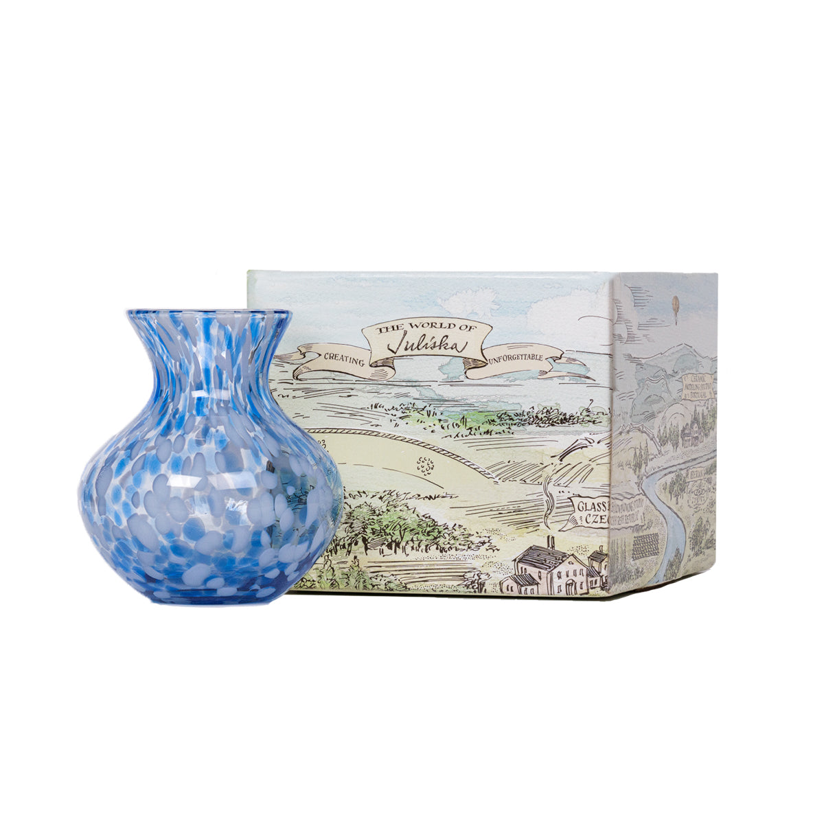 Puro 6" Vase Blue