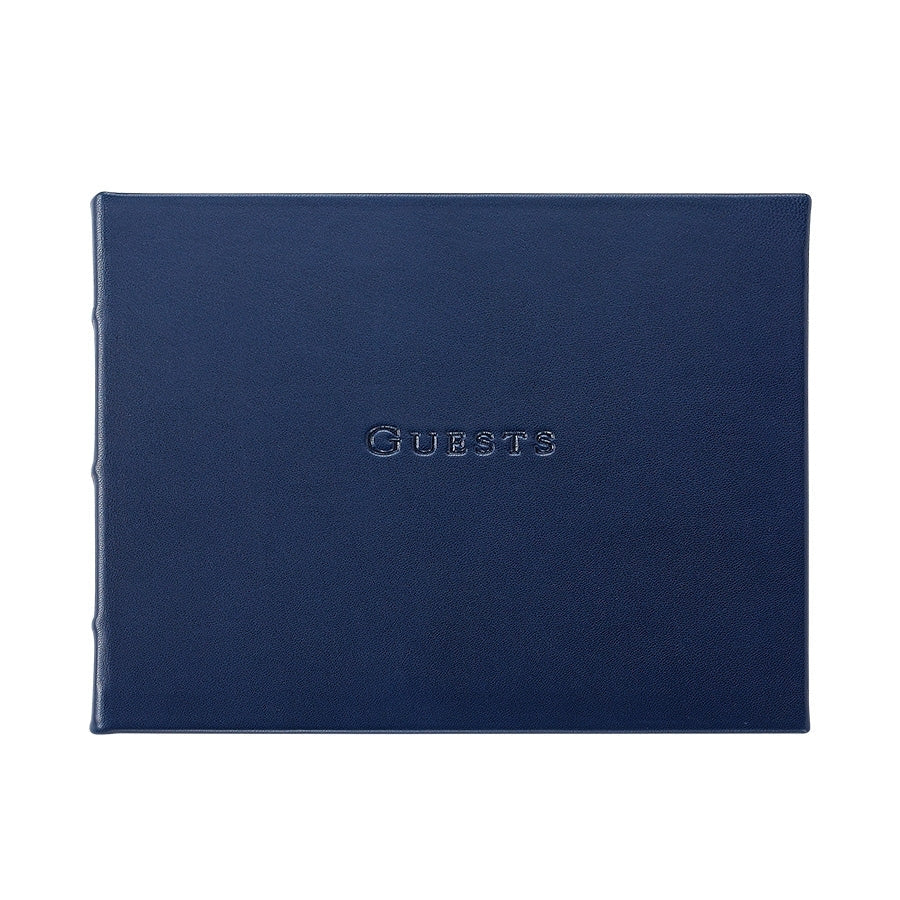 Guest Book in Navy Blue