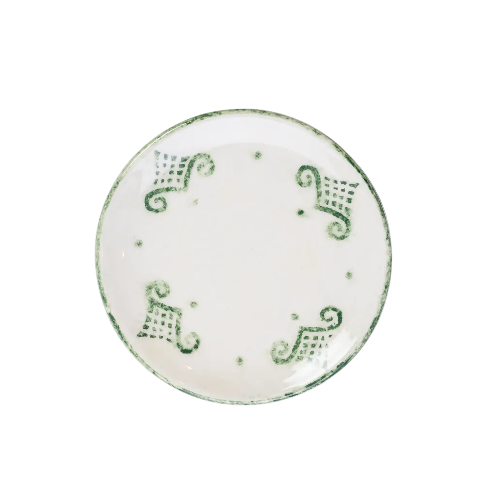 Burano Green Bread / Canapé Plate