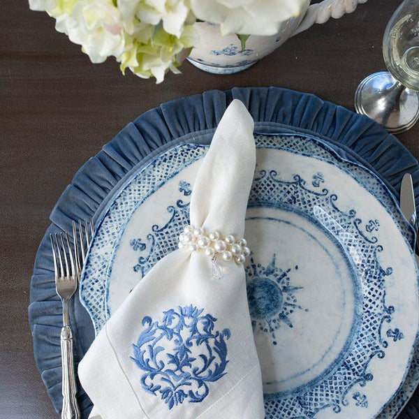 Burano Blue Dinner Plate