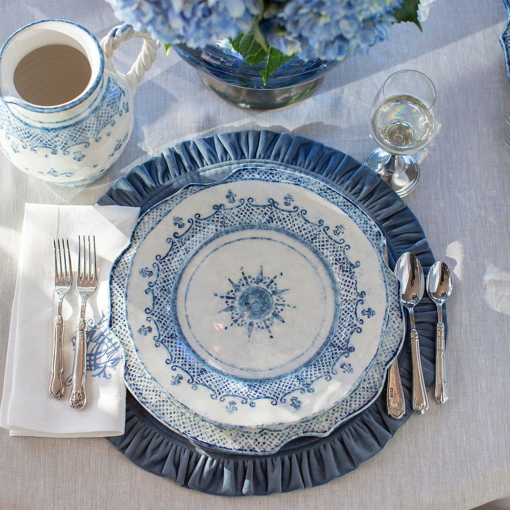 Burano Blue Dinner Plate