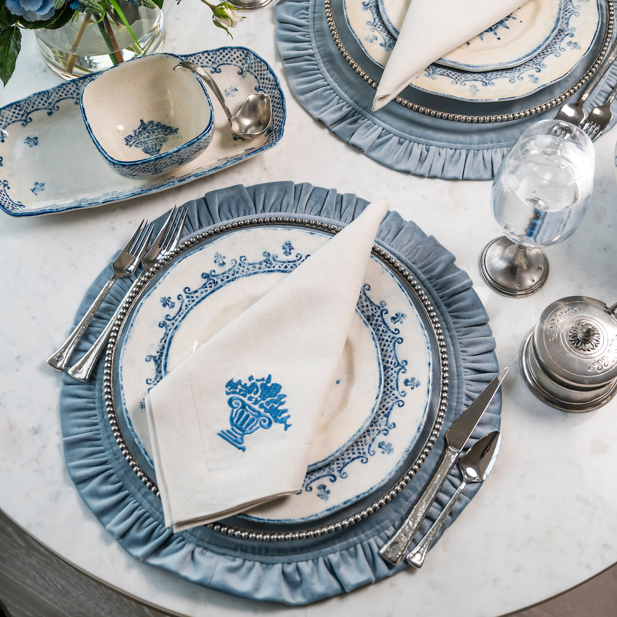 Burano Blue Dinner Plate