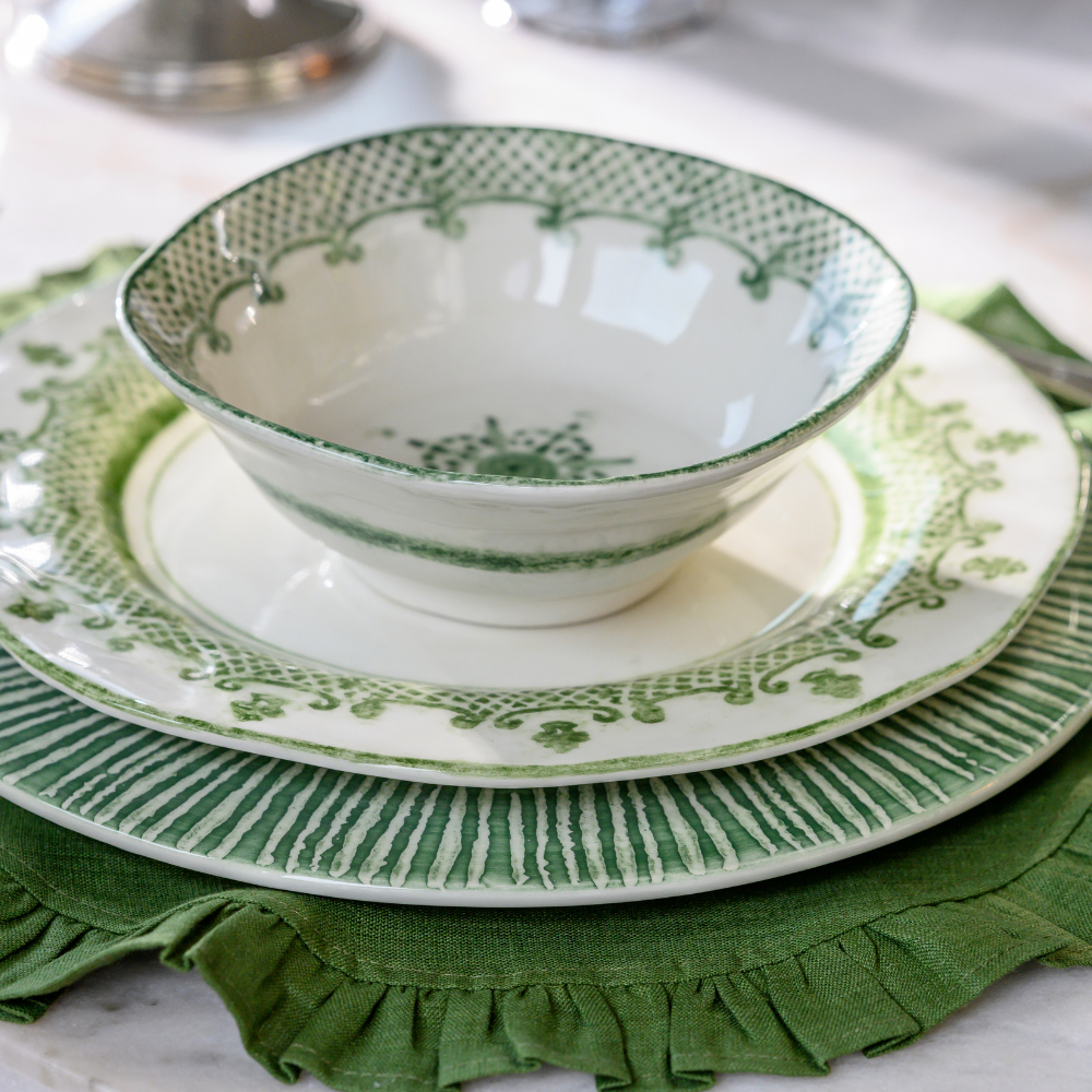 Burano Green Cereal Bowl
