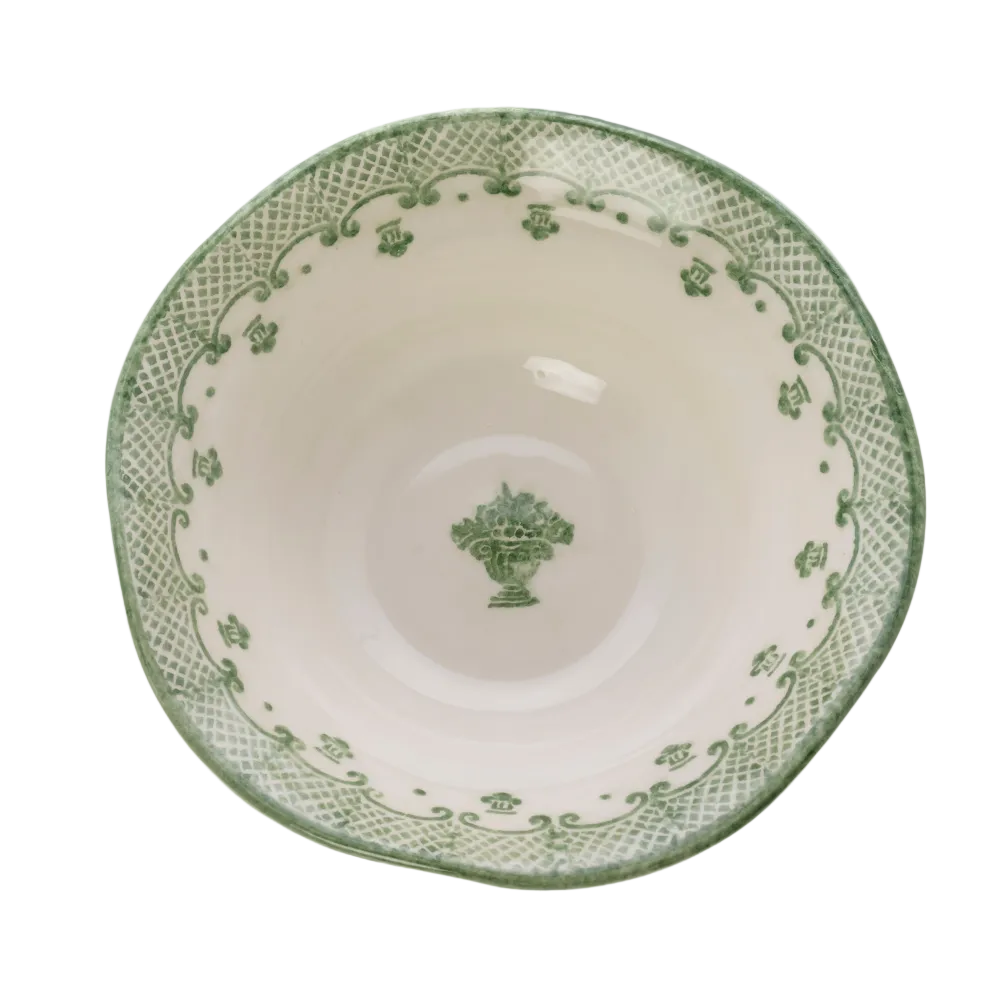 Burano Green Large Serving Bowl