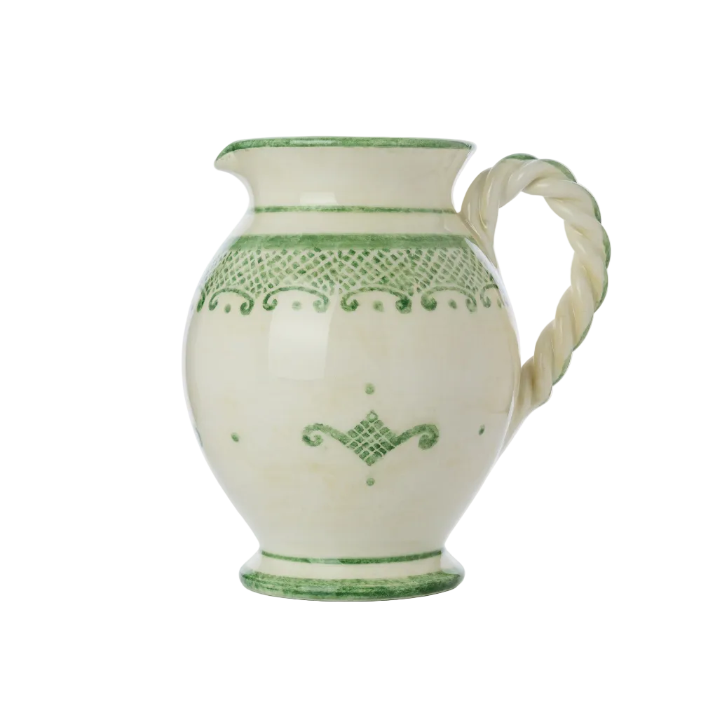 Burano Green Small Pitcher