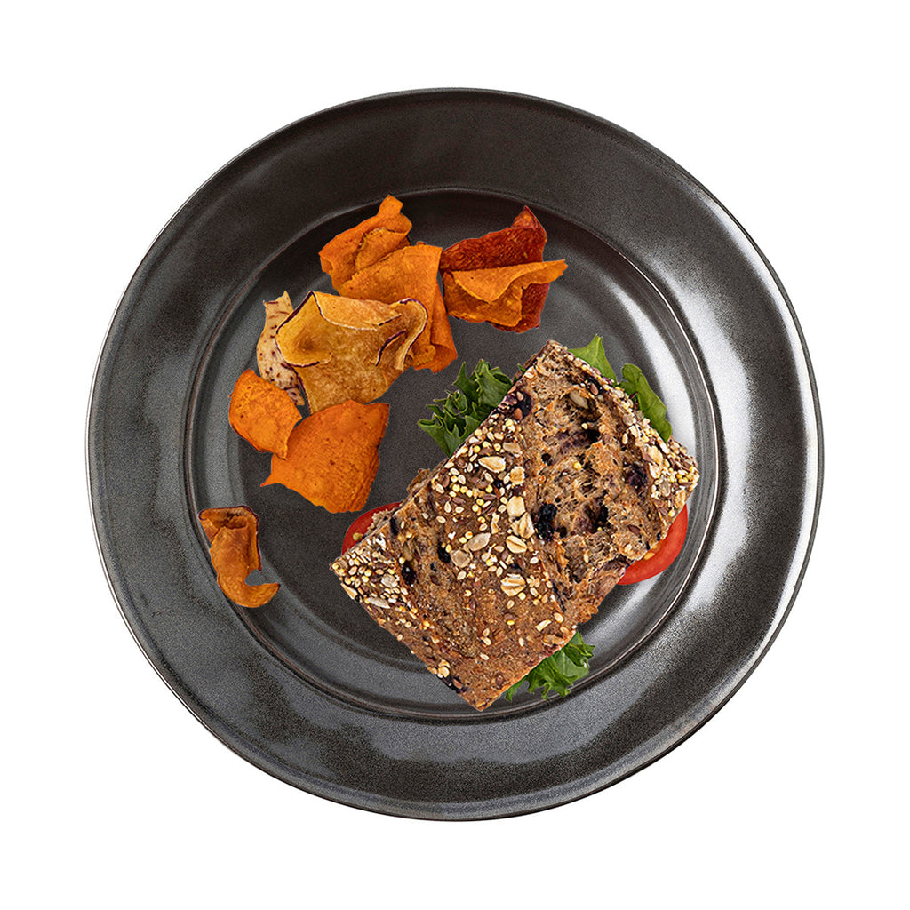 Pewter Stoneware Dessert / Salad Plate