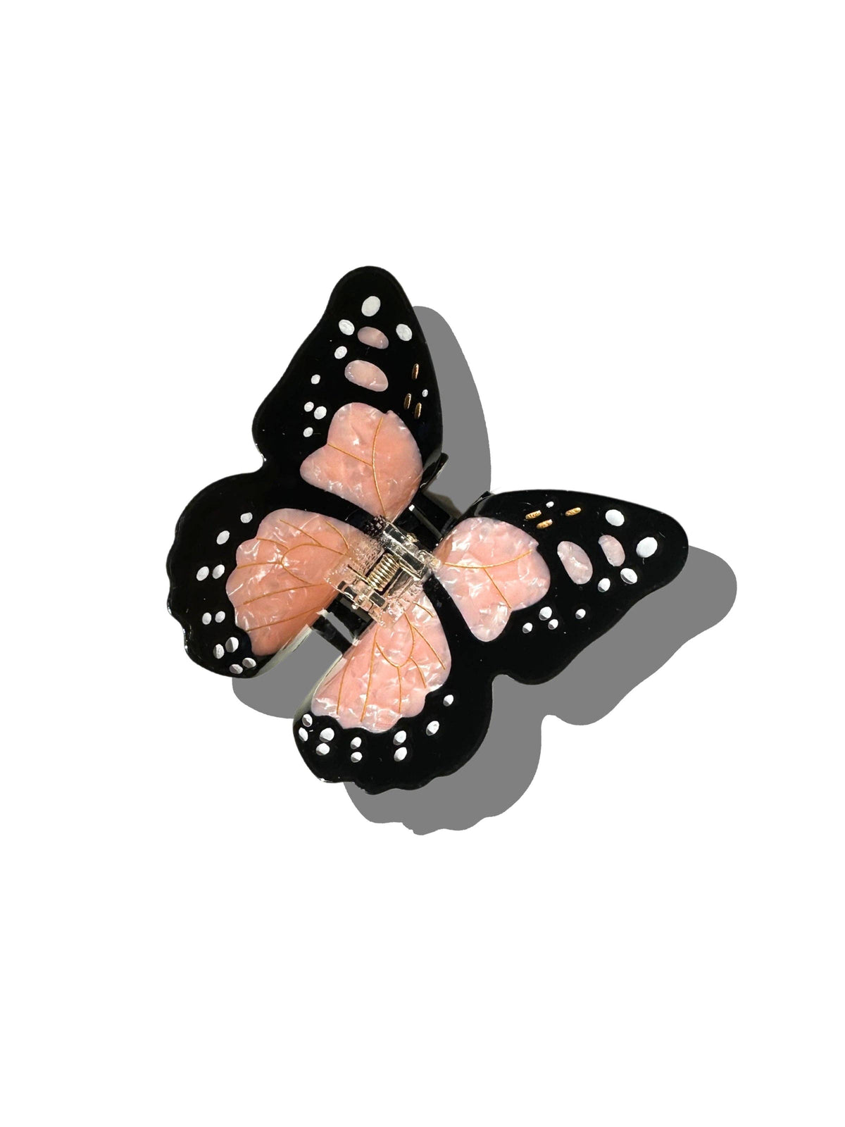 Monarch Butterfly Claw Hair Clip Baby Blue