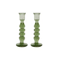 Provence 7" Candlesticks Basil Set of 2