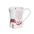 Country Estate Winter Frolic Mug Ruby