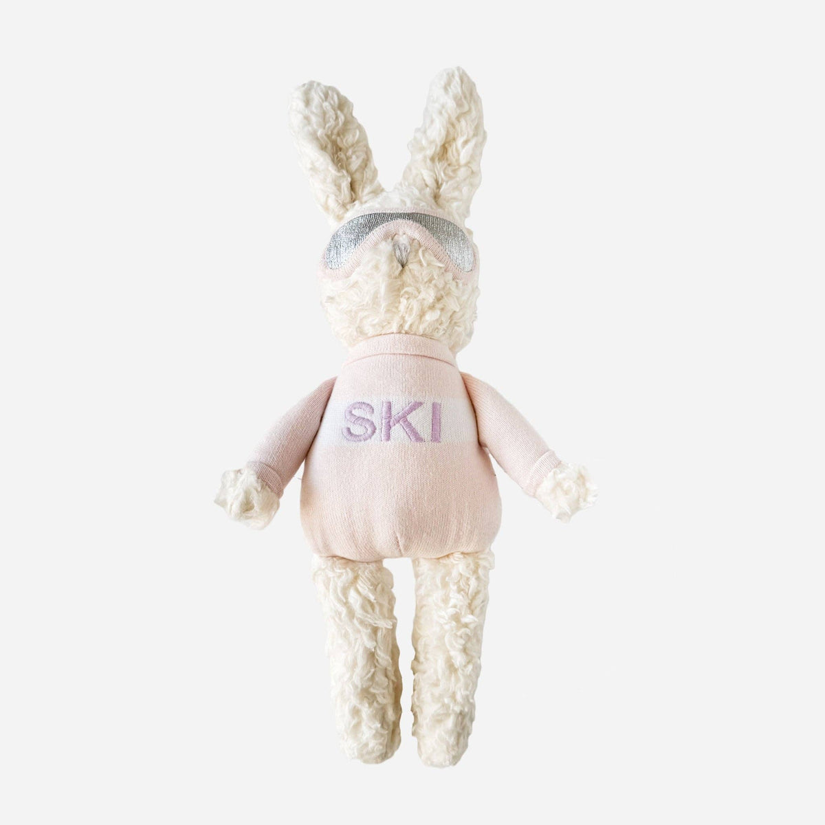 Pink Plush Bunny Ski Stuffed Animal