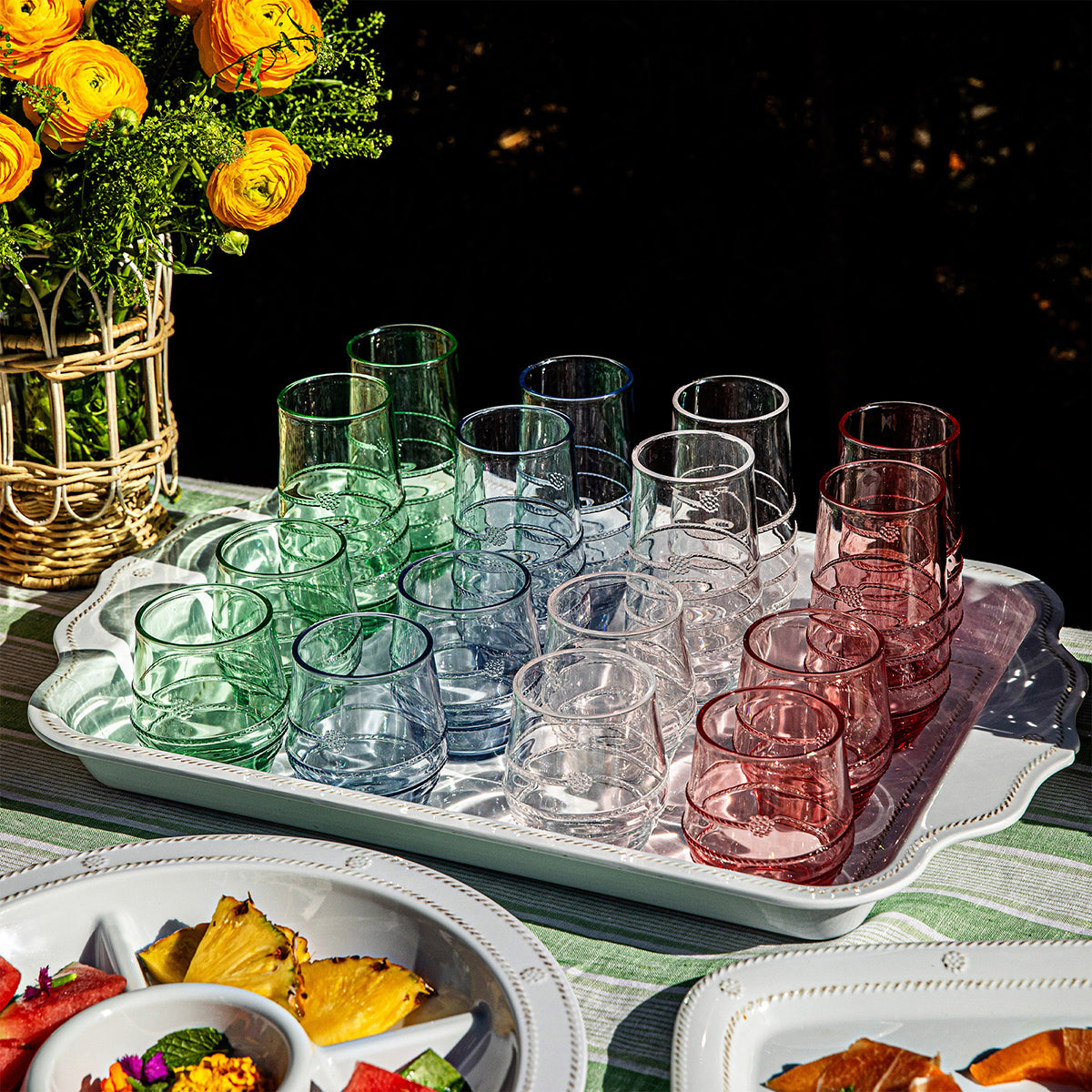 Amalia Acrylic Small Tumbler Seagrass